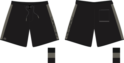 Well Hung 20" Boardshort - Midnight Black