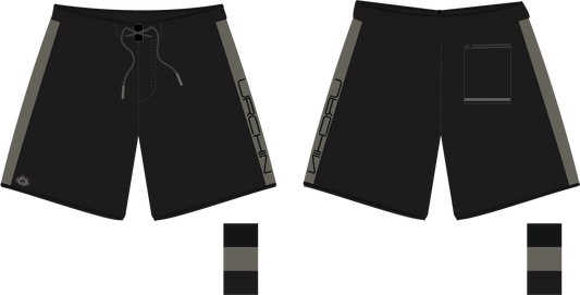 Well Hung 20" Boardshort - Midnight Black