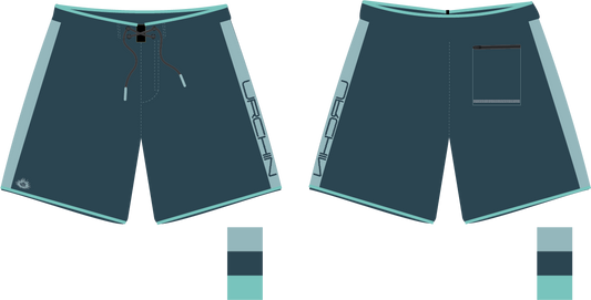 Well Hung 20" Boardshort - Ocean Blue