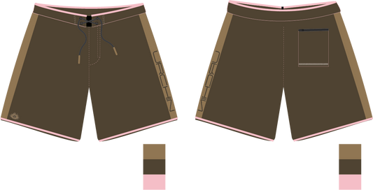 Well Hung 20" Boardshort - Scorched Brown